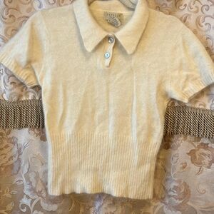 Express Fuzzy Sweater Shirt